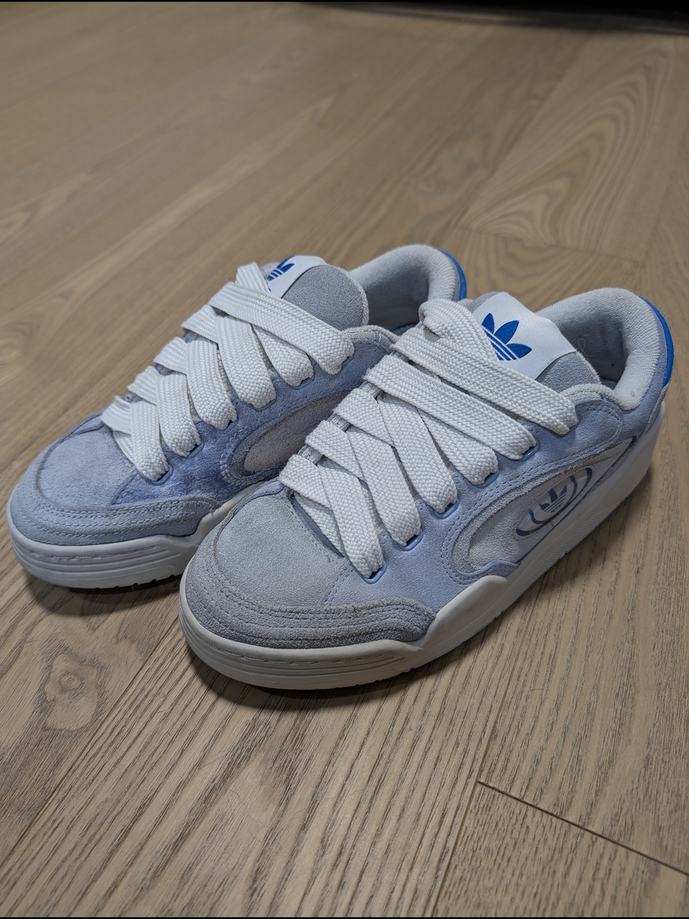 Adidas ADI2000 X Suede Sneakers Blue White 7.5